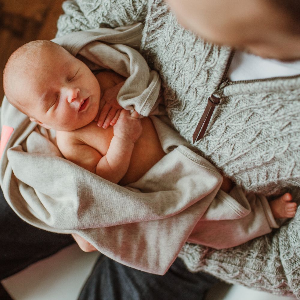 Lamb Organic Cotton Jersey Baby Blanket