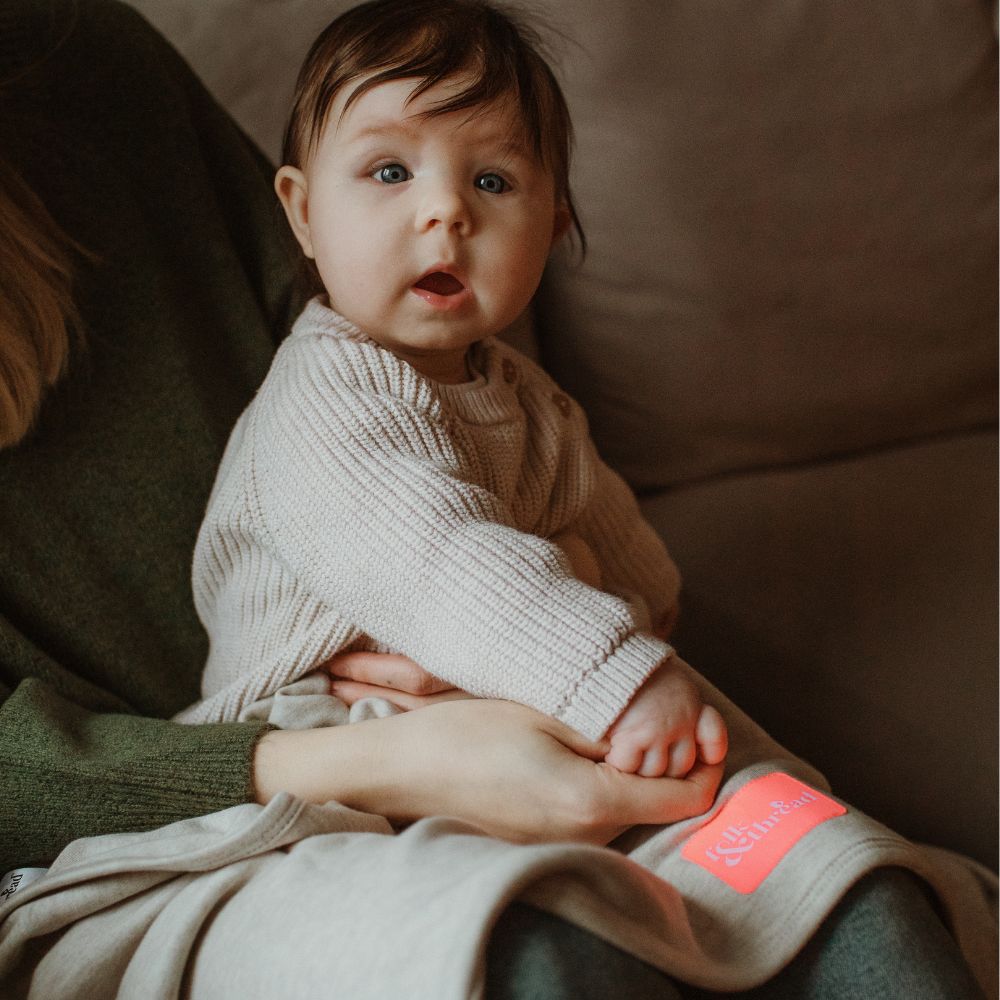 Lamb Organic Cotton Jersey Baby Blanket
