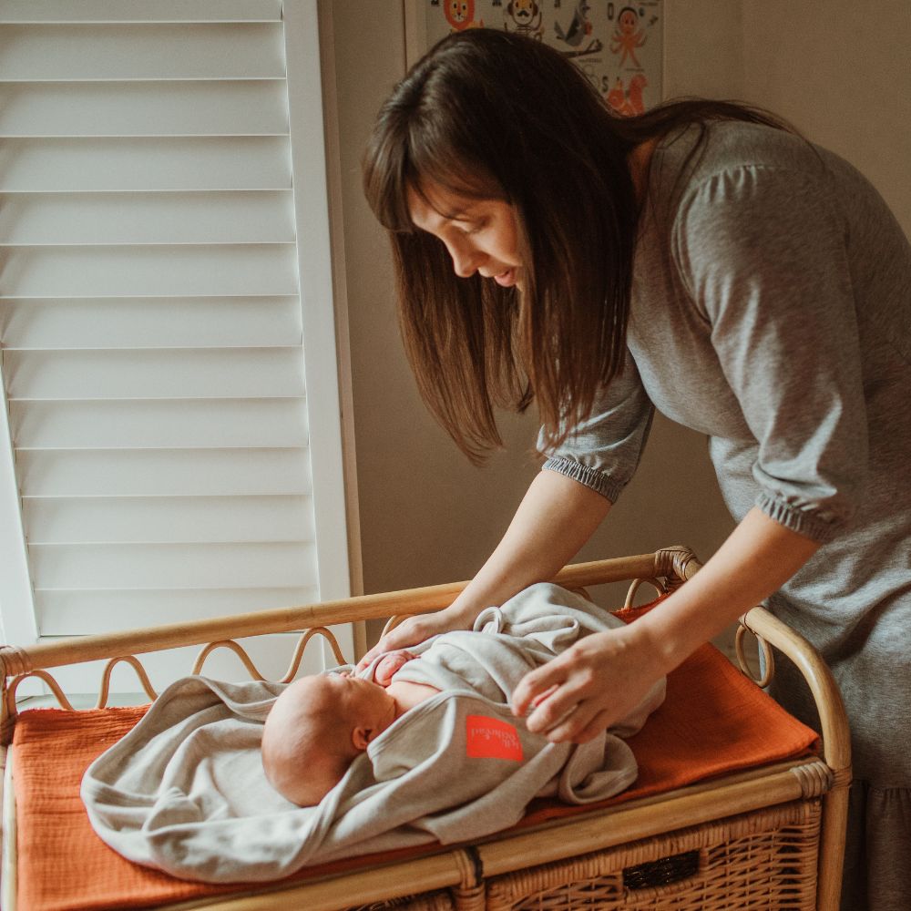 Lamb Organic Cotton Jersey Baby Blanket