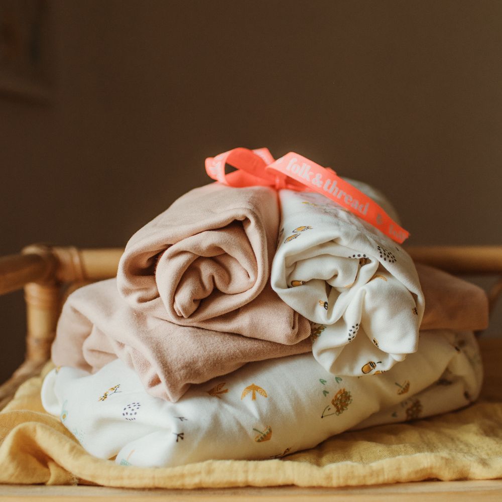 Folktails Organic Cotton Fitted Sheets