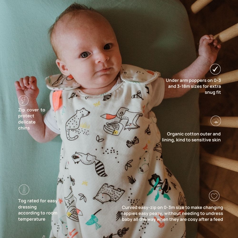 Wild Wood Organic Baby Sleep Bag 0-3 month