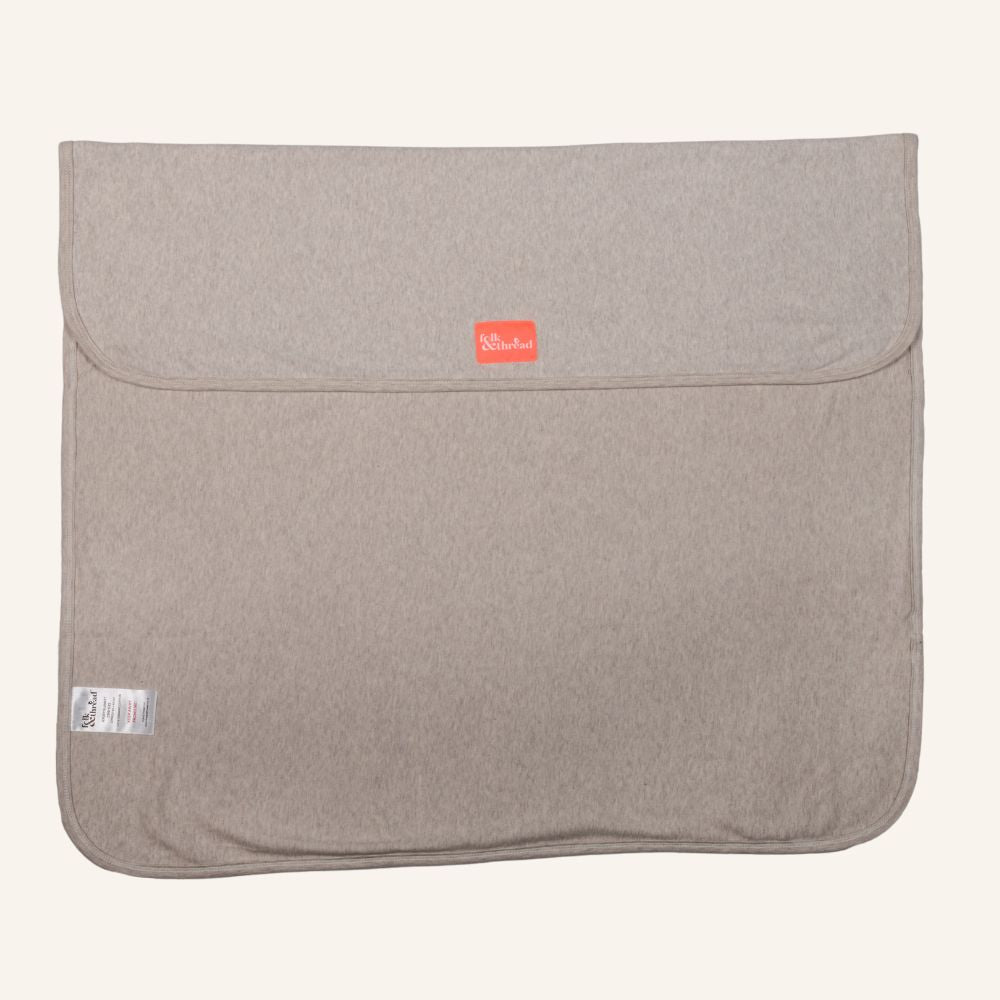 Lamb Organic Cotton Jersey Baby Blanket